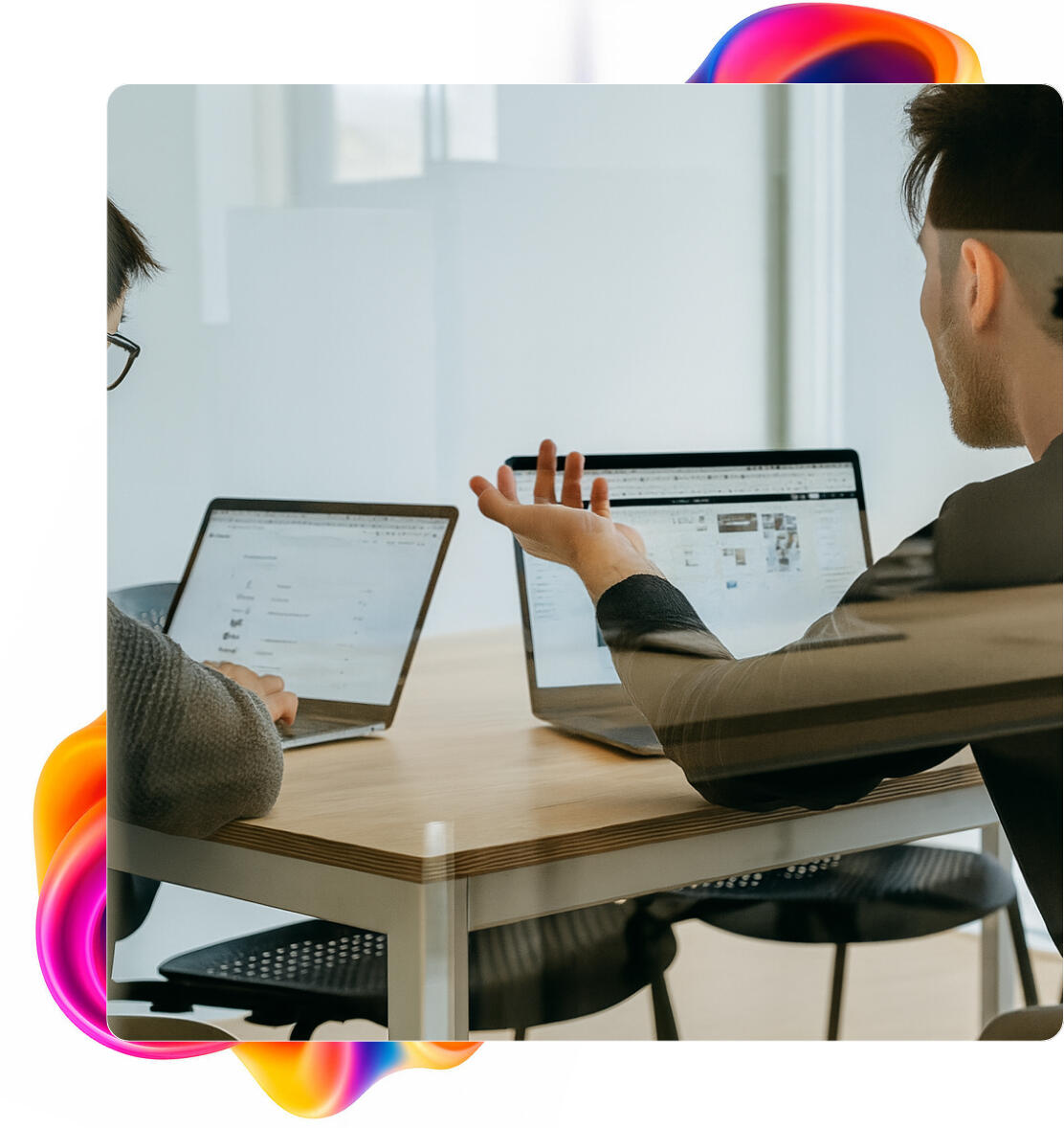 About Us Image Portfolio Template